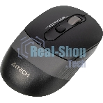 Мышь беспроводная A4Tech Fstyler FG10S черный/серый, 2000 dpi, радиоканал, USB, кнопки - 4