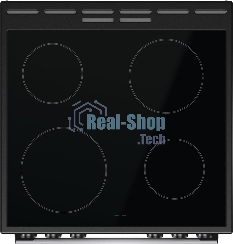 Плита электрическая Gorenje GEC6A11SG серый, конфорок 4 электрических, духовка 65 л, 60 см x 85 см x 60 см