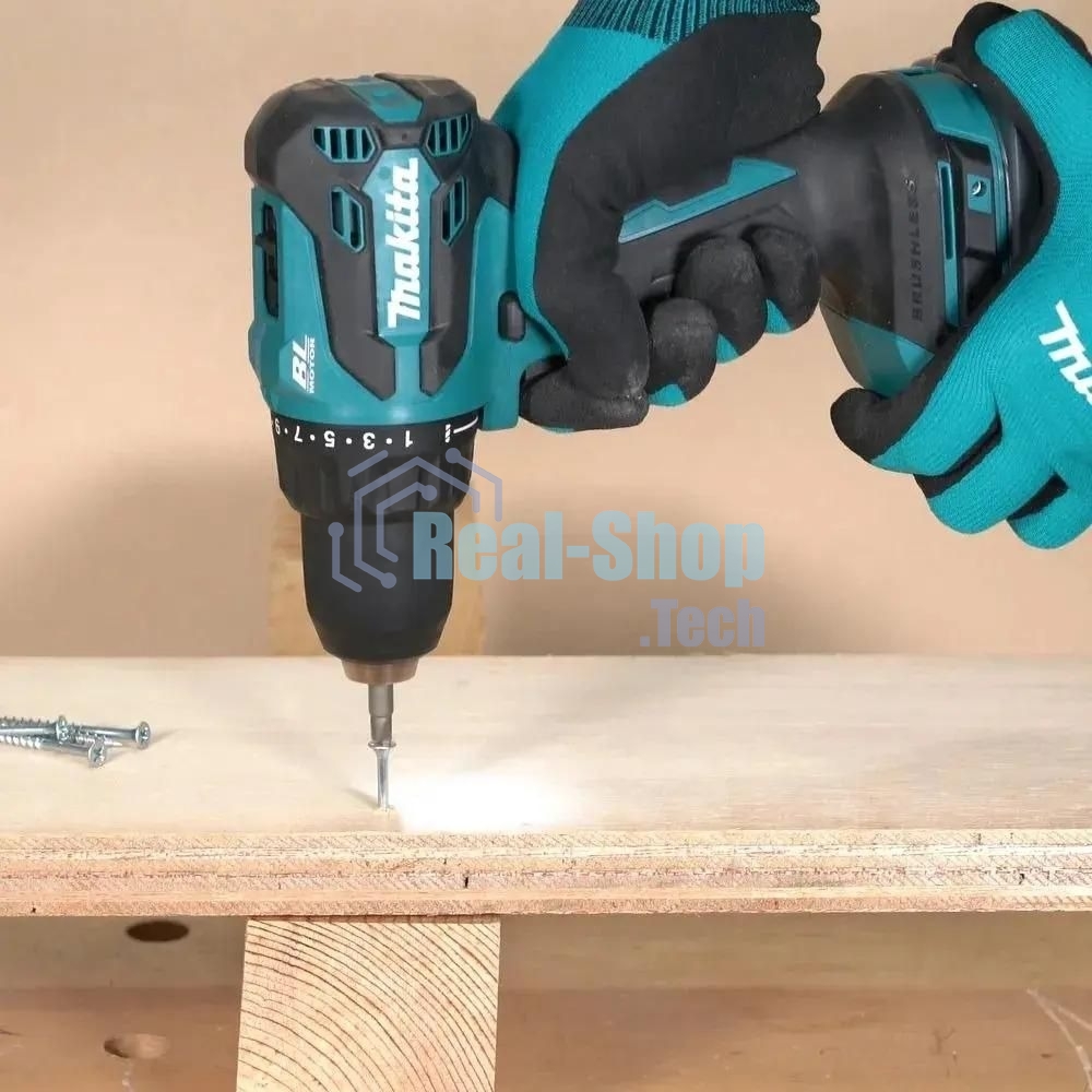 Дрель-шуруповерт Makita DDF490SF1J, 18 В, 3 Ач, 50 Нм, бесщеточный