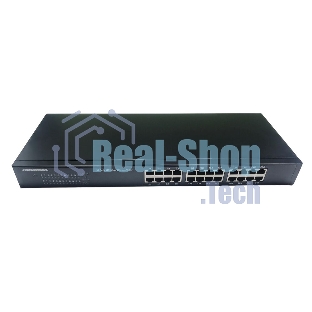 Коммутатор неуправляемый NEOMAX NMS-124P-1000-SR, 24 порта 1000 Mbps, металл Rack