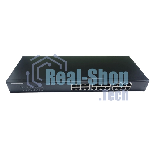Коммутатор неуправляемый NEOMAX NMS-124P-1000-SR, 24 порта 1000 Mbps, металл Rack