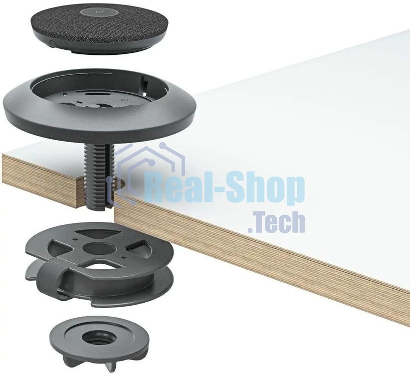 Держатель Logitech Mic Pod Table (настольное крепление для модулей микрофонов Rally)