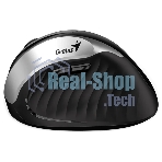Мышь беспроводная Genius Ergo 8250S серебристый, 1600 dpi, радиоканал, USB, кнопки - 6