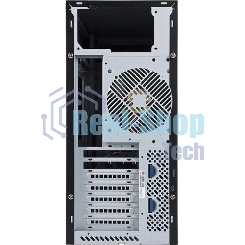 Компьютерный корпус Midi Tower InWin PE689 Black USB 3.0*2+A(HD)+fron fan 120мм*1+rear fan 120мм*1+ 2*2SATA+1*1SATA+Intrusion Switch/holes for SL20” ATX RACKMOUNT*(без блока питания)