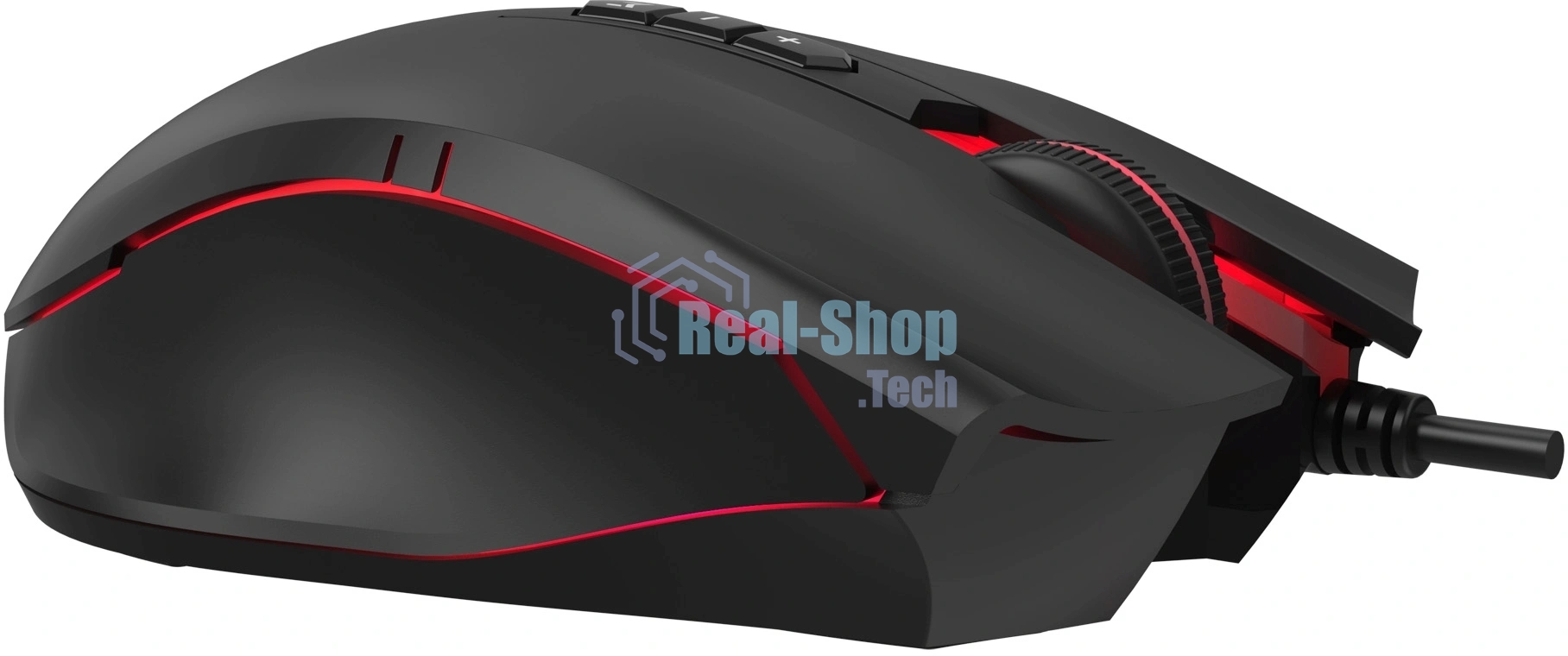 Мышь проводная A4Tech Bloody ES7 черный, 6000 dpi, USB, кнопки - 8
