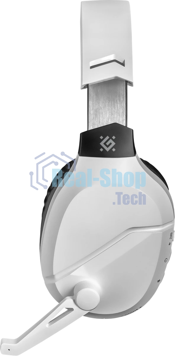 Гарнитура Defender Phantom Pro белый, беспроводная + проводная, Bluetooth, USB / mini jack 3.5 мм