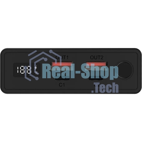 Портативный аккумулятор Digma DGPD100WA 20000mAh QC3.0/PD3.0 100W 5A 2xUSB-A/2xUSB-C черный