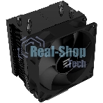 Кулер ZALMAN CNPS4X BLACK V2, 92мм FAN, 3 HEAT PIPES, 4-PIN PWM, 800-2000 RPM, 29DBA, HYDRO BEARING, LGA1851/1700, AM5/AM4, screw type installation