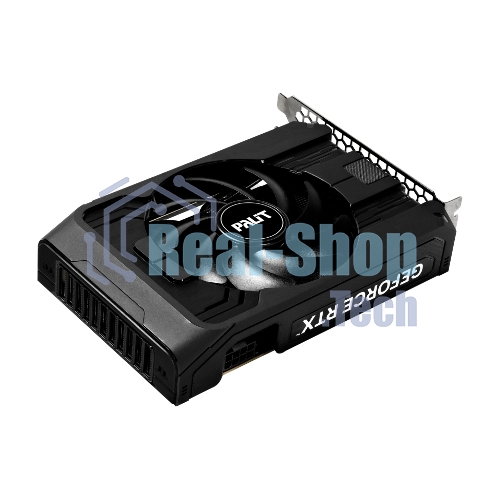 Видеокарта Palit GeForce RTX 5050 StormX OC, NVIDIA RTX 5050, 8 ГБ GDDR6, 128 бит, PCI-e 5.0, 1xHDMI, 3xDP, 2617 МГц