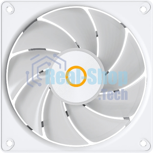 Вентилятор для корпуса Ocypus Gaммa F12 Elite WH ARGB REVERSE BLADE 3 IN 1, 120x120x25мм, 4-PIN PWM, 600-1800 RPM, 26 DBA MAX, HYDRO BEARING