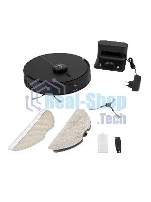 Робот-пылесос Polaris IQ Home PVCR 5005 черный, 5100 мАч Li-ion, уборка сухая/влажная, пылесборник контейнер 0,3 л