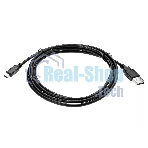 Кабель USB 2.0 A-->mini-B 5P (1.8 м) черный, Telecom TC6911BK-1.8M