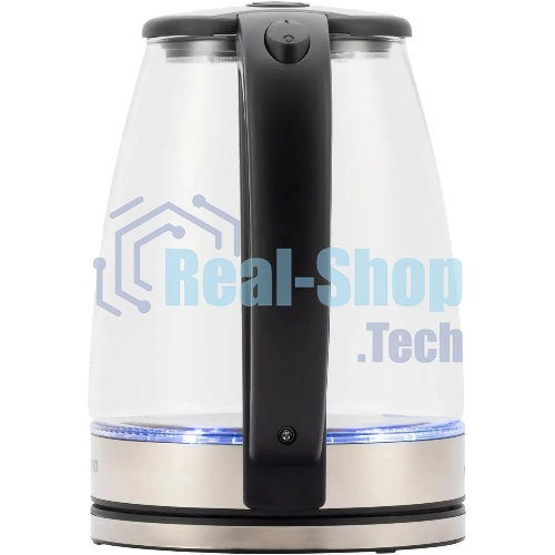 Чайник электрический Starwind SKG4777 1.8 л, 2000 Вт, черный/прозрачный (корпус: стекло)