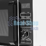 Микроволновая печь BBK 25MWS-970T/WB белый, 25 л, 900 Вт, переключатели - кнопки, поворотный механизм