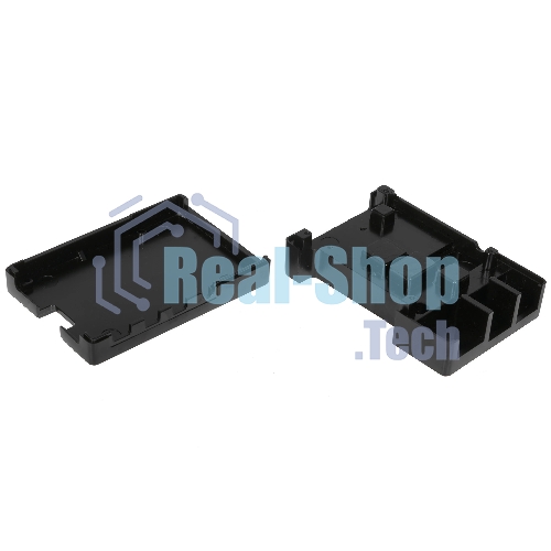 Корпус Qumo Aluminum case with black fan, Raspberry Pi 4, black(RS022)