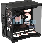 Компьютерный корпус Formula V Line Crystal Z7 PA Black, ATX, TYPE-C*1, USB3.0*1, Front+Side Glass, SIDE 3x PERFORMANCE ARGB, REAR 2x PERFORMANCE ARGB