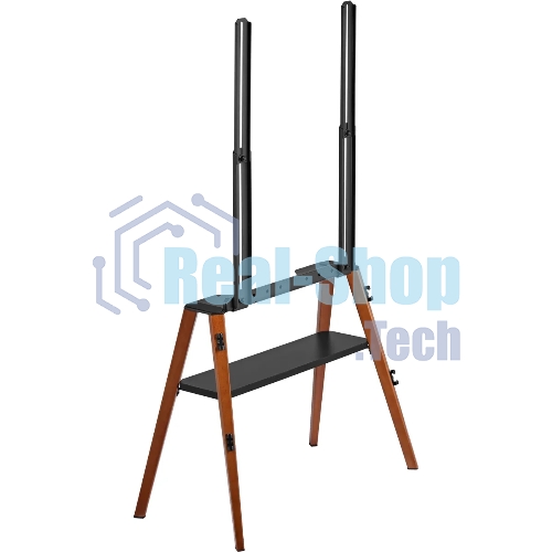 Подставка для телевизора Cactus CS-ST3645BKWN черный/орех, 43