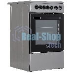 Плита электрическая Beko FFSE57114GS серебристый, конфорок 4 шт, духовка 55 л, 50 см x 85 см x 60 см