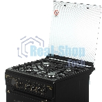 Плита газовая Gefest ПГ 6100-03 0179 черный, конфорок 4 шт, духовка 52 л, 60 см x 85 см x 60 см