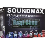 Автомагнитола Soundmax SM-CCR3188FB, 1 DIN, Bluetooth, USB Type-A, AUX