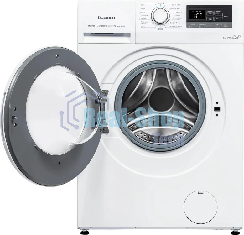 Стиральная машина Бирюса WM-ML712/10 белый, загрузка фронтальная 7 кг, 1200 об/мин, класс A+++