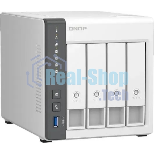 Сетевое хранилище NAS Qnap D4 (REV. C) 4-bay настольный Cortex-A55 RK3568B2