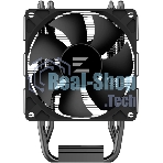 Кулер ZALMAN CNPS4X BLACK V2, 92мм FAN, 3 HEAT PIPES, 4-PIN PWM, 800-2000 RPM, 29DBA, HYDRO BEARING, LGA1851/1700, AM5/AM4, screw type installation