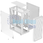 Компьютерный корпус Ocypus Gaммa C50 без БП белый (Gaммa-C50-WHG000XX-GL)