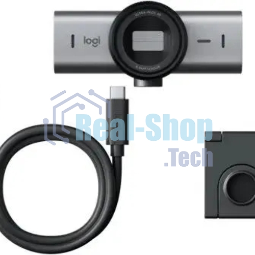 Веб-камера Logitech MX Brio черный 8.5Mpix (3840x2160) USB3.0 с микрофоном (960-001549)