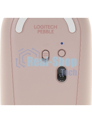 Мышь беспроводная Logitech Pebble M350 розовый, 1000 dpi, радиоканал, Bluetooth, USB, кнопки - 3