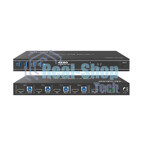 Коммутатор Infobit iSwitch 401HK 4K60 HDMI 4x1 KVM Switcher
