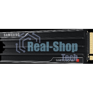 Накопитель SSD 1Tb Samsung 9100 PRO, M.2, PCI-E 5.0 x4, TLC 3D NAND R/W - 14800/13400 Mb/s с радиатором