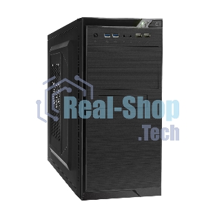 Компьютерный корпус Minitower ExeGate EX272745RUS QA-412U Black, mATX, (XP400, Black, 120мм), 2хUSB+2хUSB 3.0, Audio