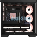 Компьютерный корпус Formula V Line Crystal Z7 PA Black, ATX, TYPE-C*1, USB3.0*1, Front+Side Glass, SIDE 3x PERFORMANCE ARGB, REAR 2x PERFORMANCE ARGB
