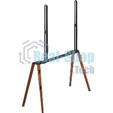 Подставка для телевизора Cactus CS-ST3646BKWN черный/орех, 49