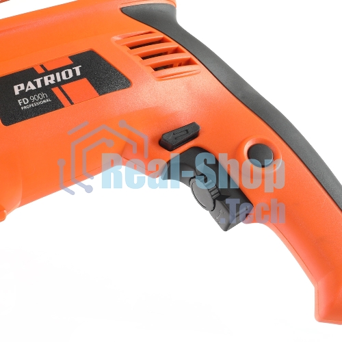Дрель электрическая ударная PATRIOT FD 900h, 2 скорости, с ударом, мощность 1050Вт, макс.диаметр 16мм, глубиномер + дополнительная ручка