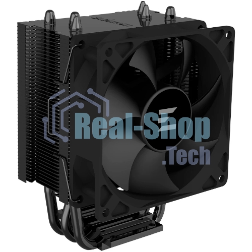 Кулер ZALMAN CNPS4X BLACK V2, 92мм FAN, 3 HEAT PIPES, 4-PIN PWM, 800-2000 RPM, 29DBA, HYDRO BEARING, LGA1851/1700, AM5/AM4, screw type installation