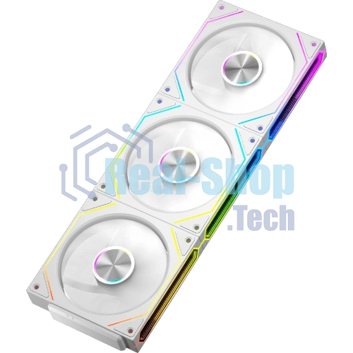 Вентилятор для корпуса PcCooler F3 X120R WH Reverse ARGB 120х120x25 белый 4-pin 28.4дБ (F3 X120R ARGB WH) Ret