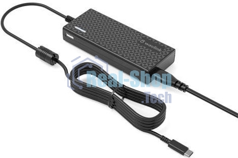 Сетевое зарядное устройство AC Adapter WAVLINK USB Type-C 77W Power Adapter + 1xUSB A charge port (USB-C PD 65W and USB A port 12W charge)