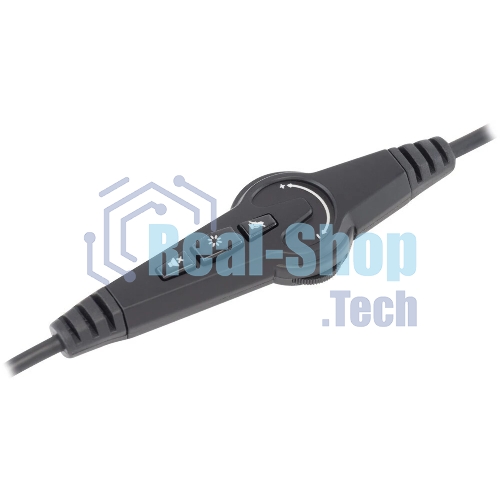 Гарнитура Oklick HS-L810G чёрный, проводная, USB, подсветка