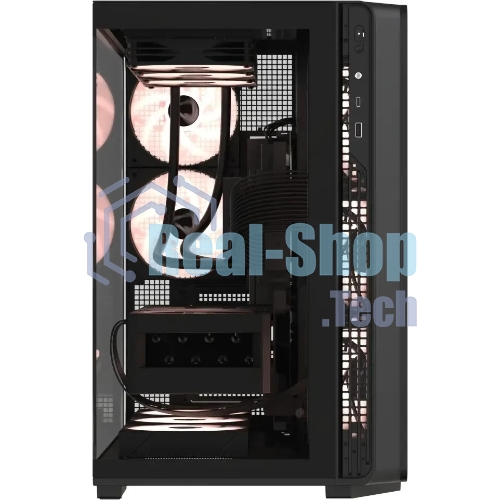 Компьютерный корпус Formula V Line Crystal Z7 PA Black, ATX, TYPE-C*1, USB3.0*1, Front+Side Glass, SIDE 3x PERFORMANCE ARGB, REAR 2x PERFORMANCE ARGB