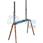Подставка для телевизора Cactus CS-ST3646BKWN черный/орех, 49