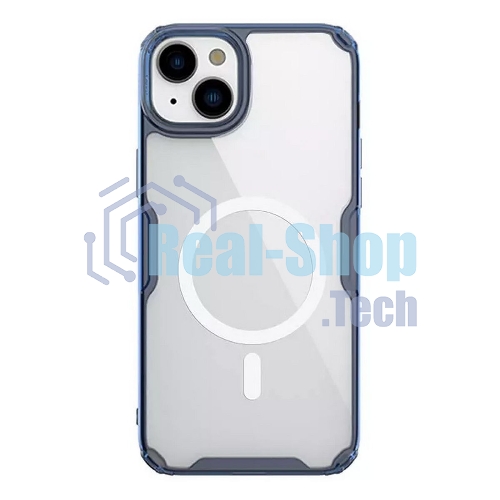Чехол Nature TPU Pro Magnetic Case, синий, (AP IP15)