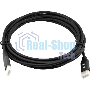 Кабель аудио-видео Cactus CS-DP-DP-1.4-5 DisplayPort (m)/DisplayPort (m) 5м. позолоч.конт. черный