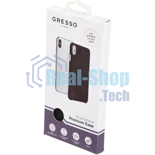 Чехол (клип-кейс) Gresso Meridian, для ZTE Blade A31 Plus, черный gr17mrn1193