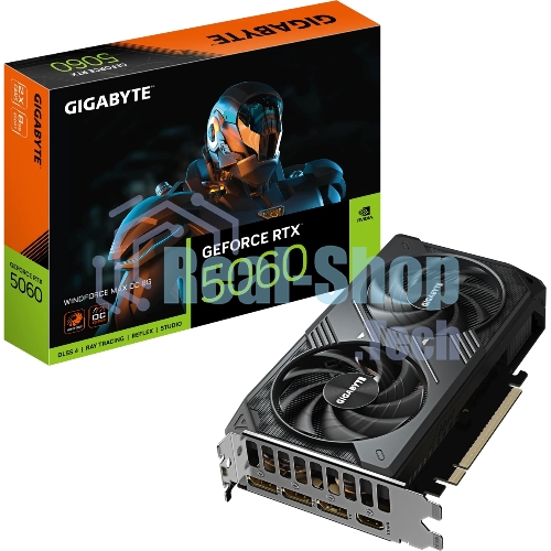 Видеокарта Gigabyte GV-N5060WF2MAX OC-8GD RTX 5060 8Gb 128bit GDDR7 2512/28000 HDMIx1 DPx3 HDCP Ret