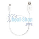 Кабель Maxvi MC-01L white USB-A - microUSB, 2A ток макс. нагрузки 2А, макс. напряжение 5V; стандарт USB 2.0; длина разъема microUSB 8,9 мм, длина кабеля 1м, материал PVC, белый