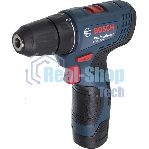 Дрель-шуруповерт Bosch GSR 120-LI C, 12 В, 2 Ач, 30 Нм, щеточный