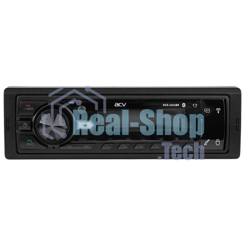 Автомагнитола ACV AVS-401UBR, 1 DIN, Bluetooth, USB Type-A, AUX