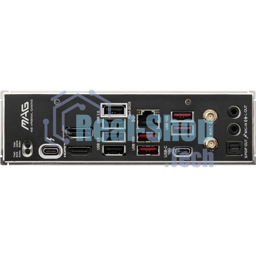 Материнская плата MSI MAG B860 TOMAHAWK WIFI, LGA 1851, Intel B860, 4xDDR5, 4xSATA, 3xM.2, 1xPCIe 4.0 x4, 1xPCIe 5.0 x16, 1xDP, 1xHDMI, 1xUSB-C, 1x 5Gb LAN, 4xUSB-A 2.0, 4xUSB-A 3.2 Gen 2, 7.1, 2x3.5 мм, TOSLINK, ATX